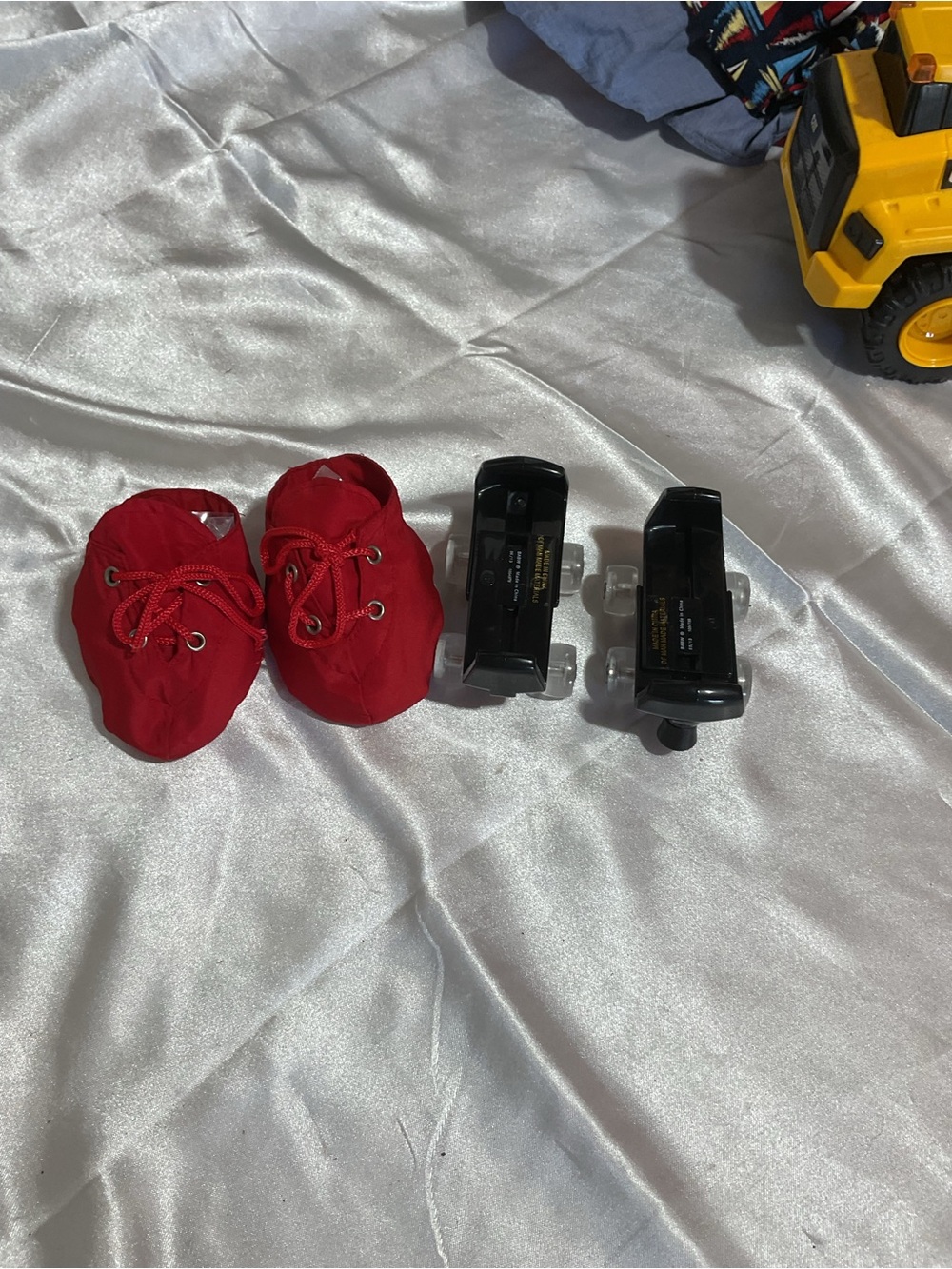 Build-A-Bear Red Lace-Up Doll Shoes